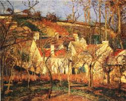 Camille Pissarro Red Roofs1 Village Corner